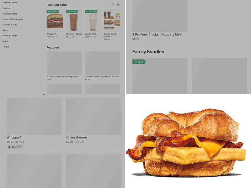 Burger King Menu