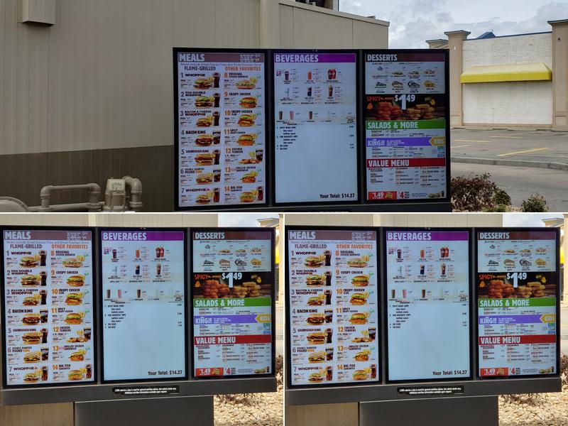 Burger King Menu