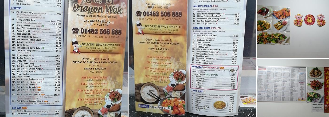 Dragon Wok Menu