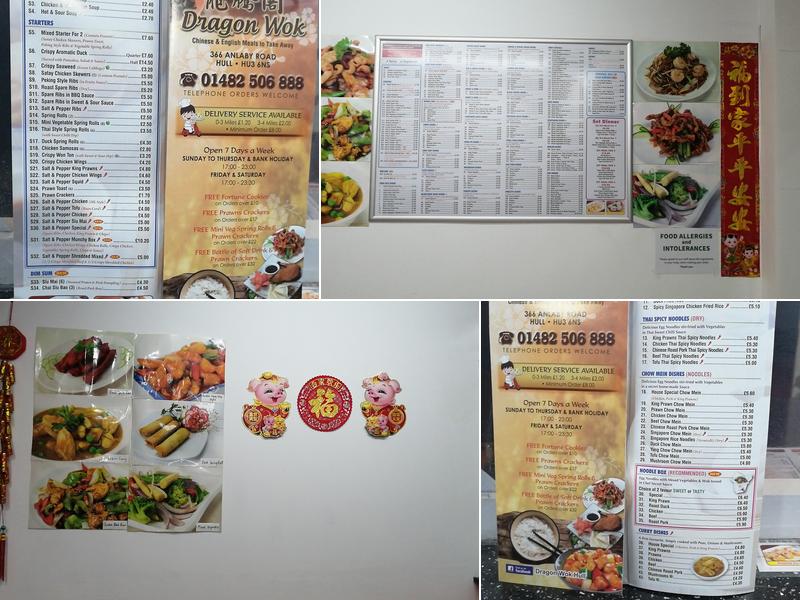 Dragon Wok Menu