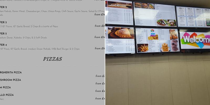 The Italian job Menu