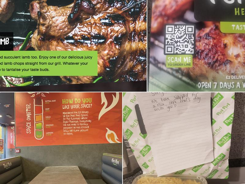 Peri Peri Hermanos Menu