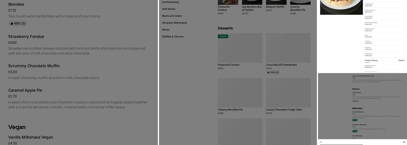 CHANTS CAFE BAR Menu