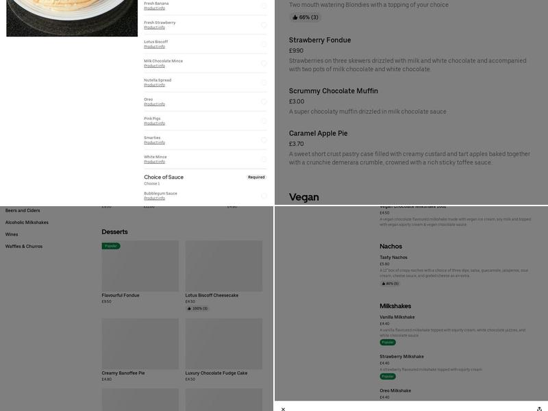 CHANTS CAFE BAR Menu