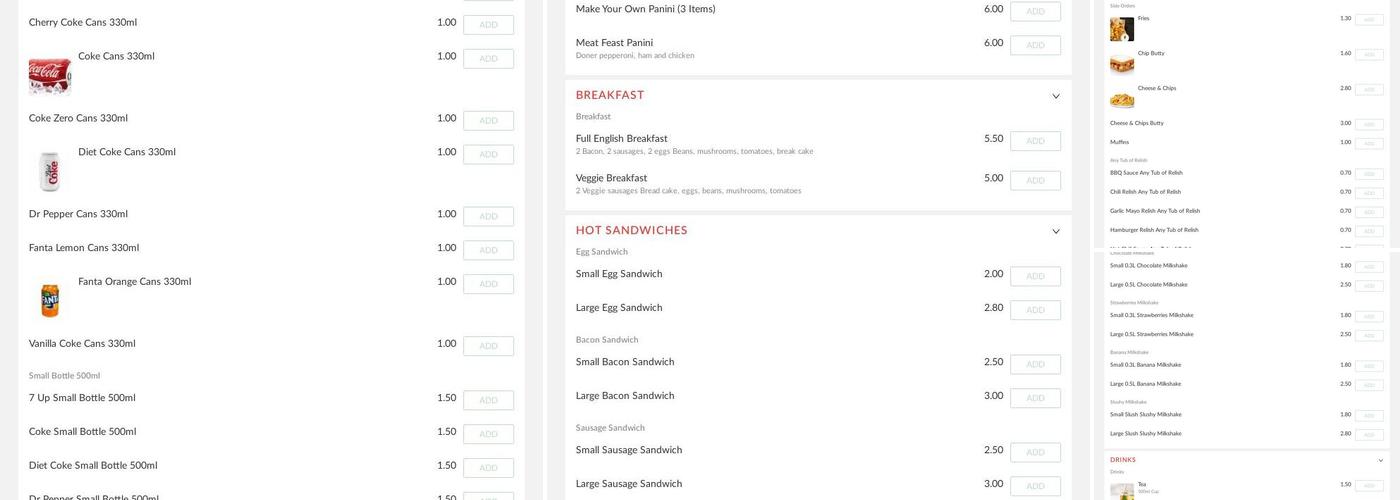 House of panini HU2 8PW Menu