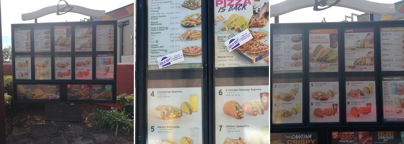 Taco Bell Menu