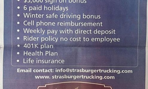 Strasburger Trucking Inc. Earl Park