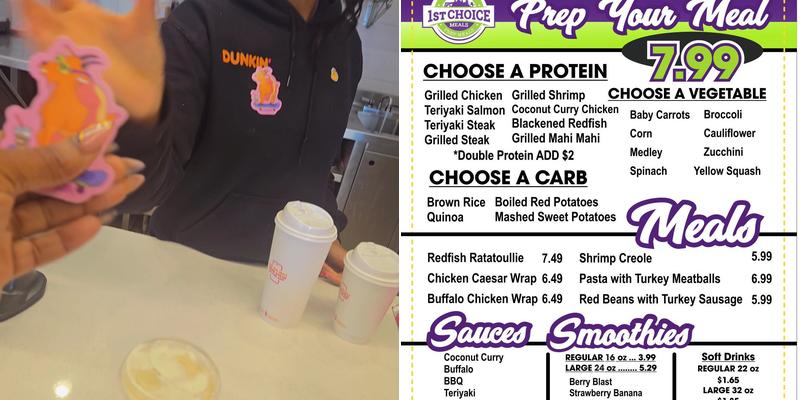 Dunkin' Menu