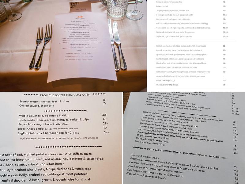The Fox & Hounds Restaurant & Pub Menu