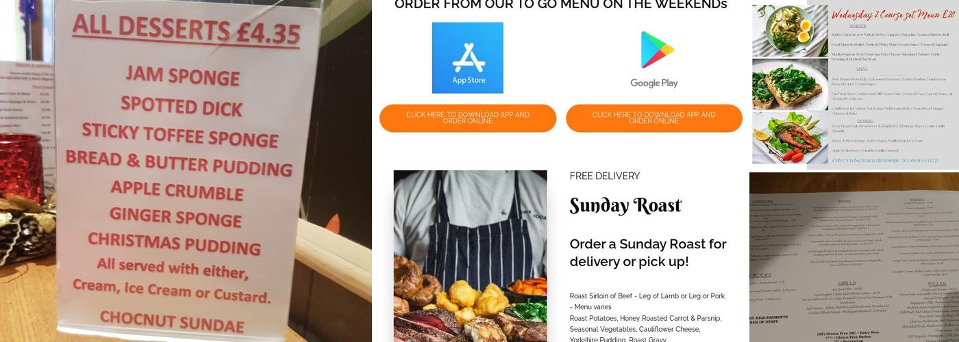 Chives Brasserie Menu