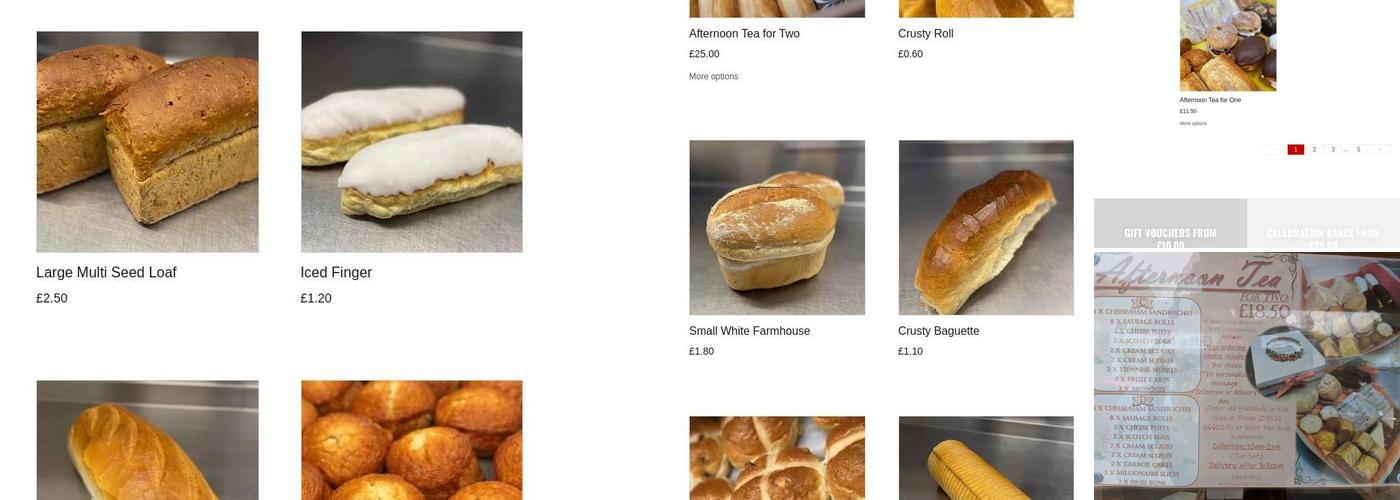 Mr Bun The Baker Menu