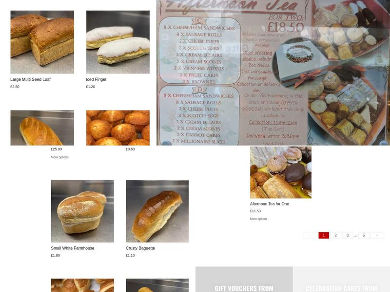 Mr Bun The Baker Menu