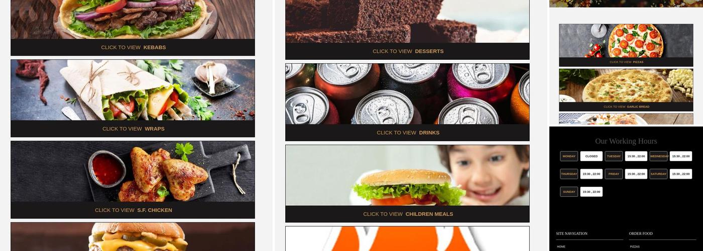 Southern Fried Chicken Menu