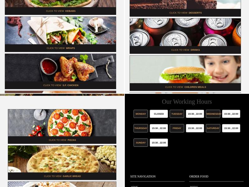 Southern Fried Chicken Menu