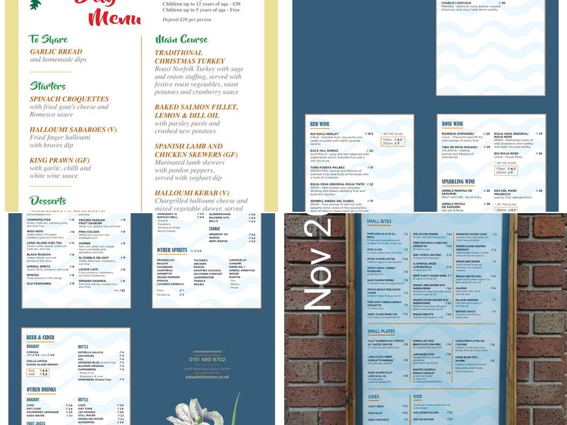 El Pueblo Menu
