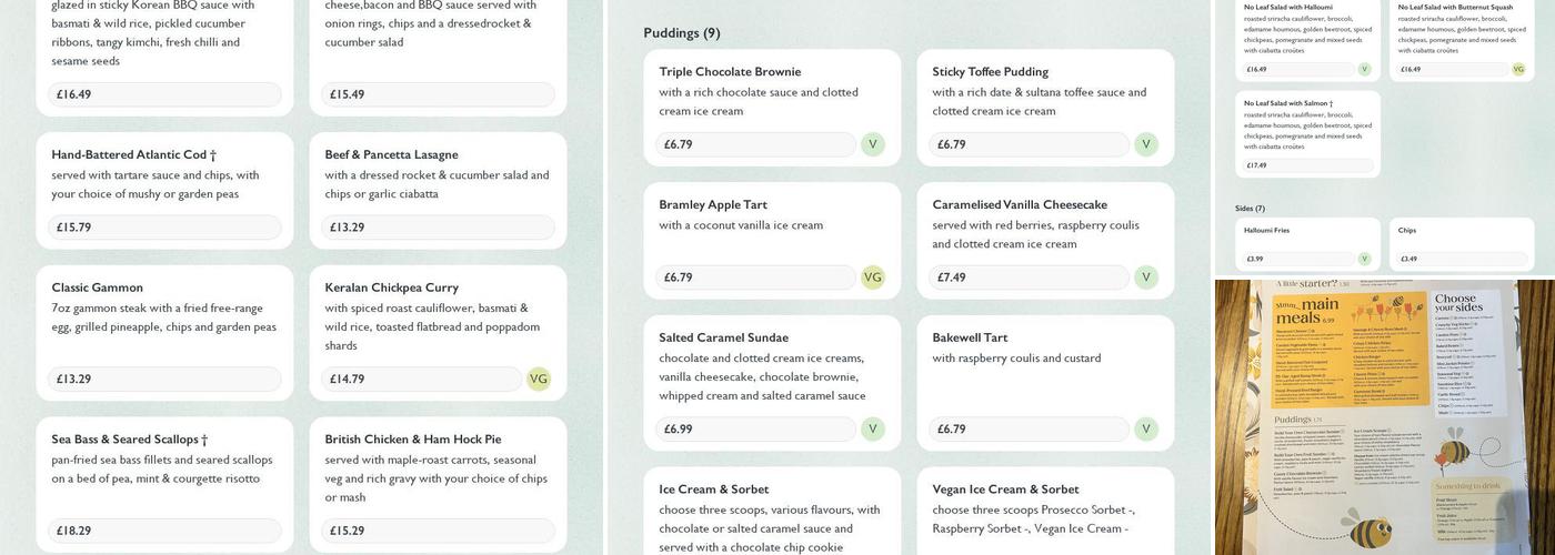 Hare & Hounds Inn Menu