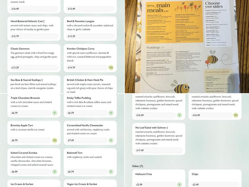 Hare & Hounds Inn Menu