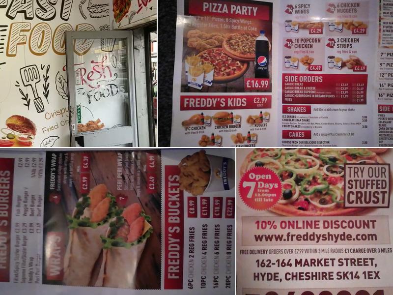 Freddy's Chicken Menu