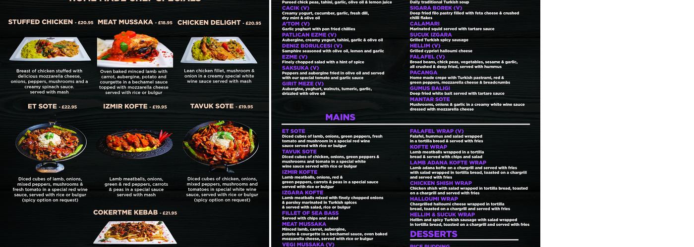 SUNSHINE MEZE, BBQ, WINE & COCKTAIL BAR Menu