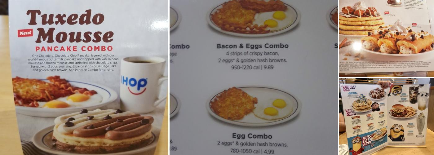 IHOP Menu