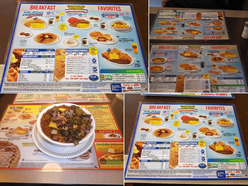 Waffle House Menu