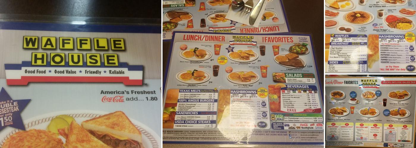 Waffle House Menu