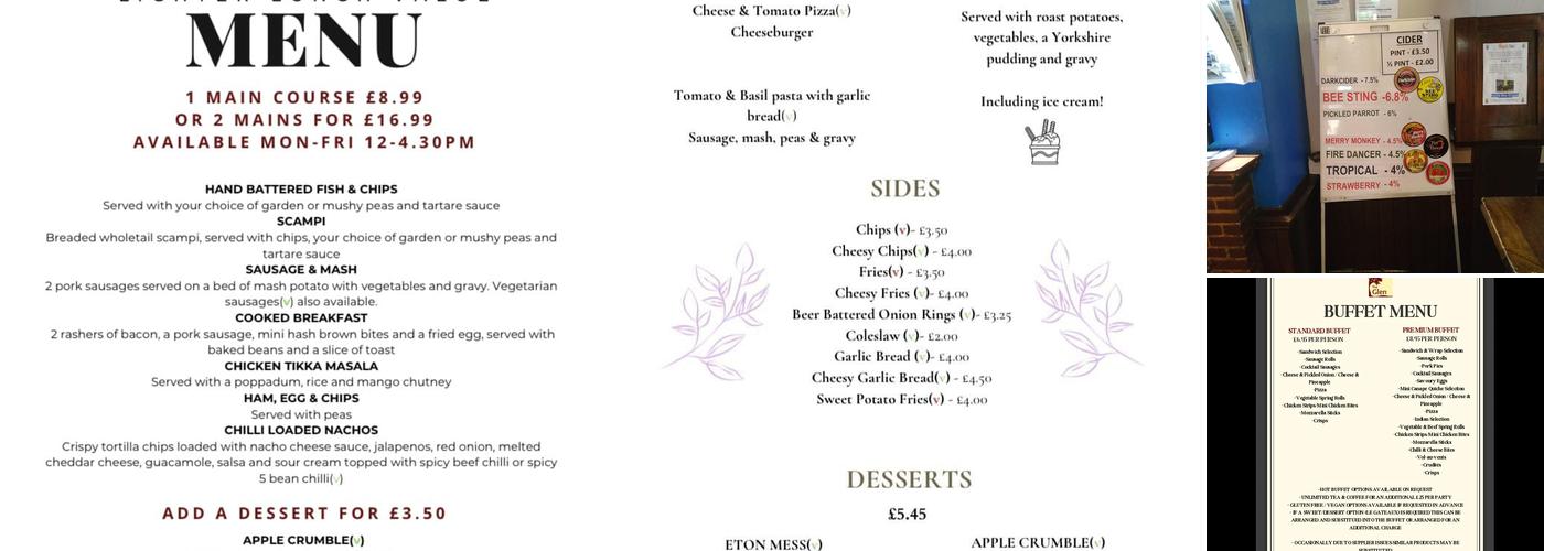 The Glen Menu