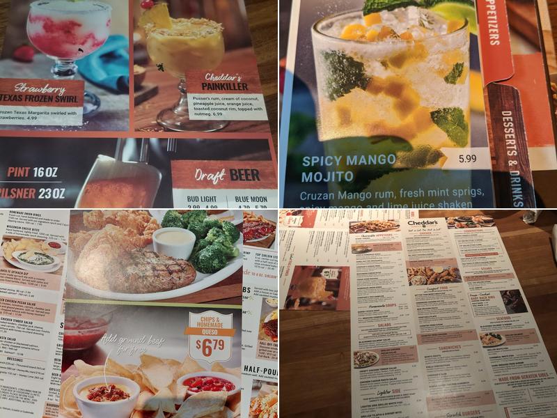 Cheddar's Scratch Kitchen Menu