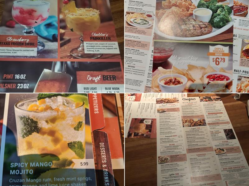 Cheddar's Scratch Kitchen Menu