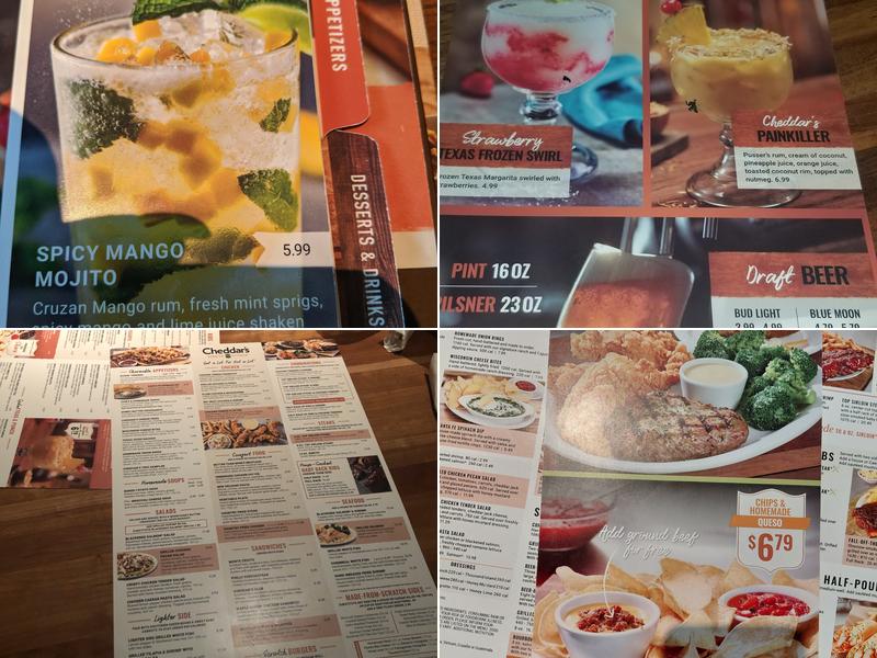 Cheddar's Scratch Kitchen Menu