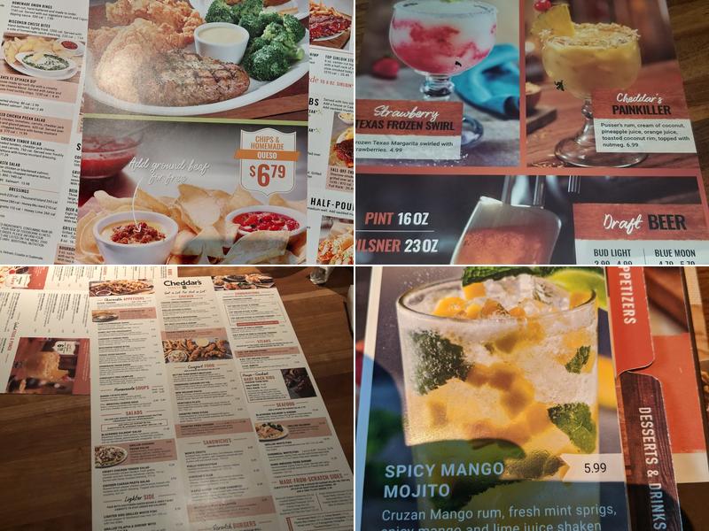 Cheddar's Scratch Kitchen Menu