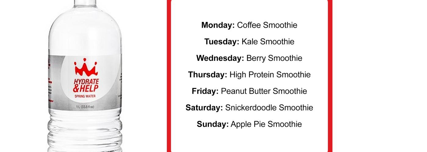 Smoothie King Menu
