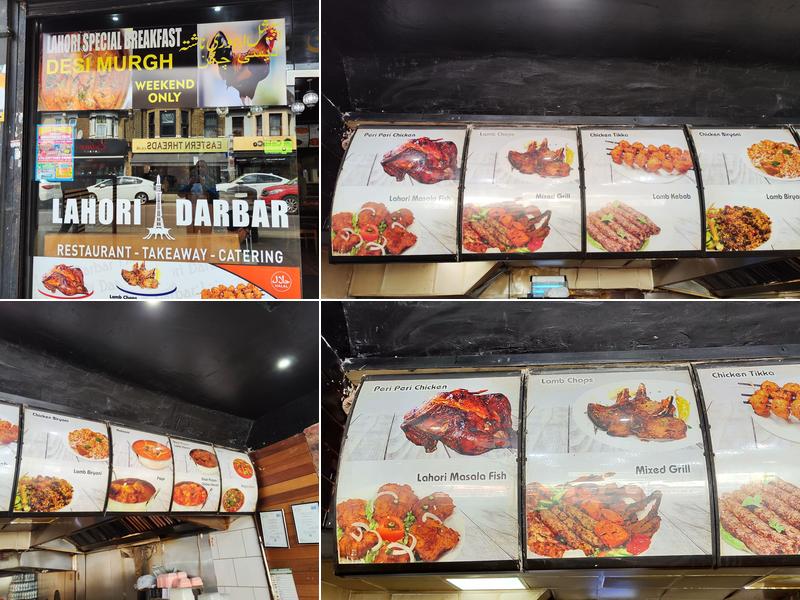 LAHORI DARBAR RESTAURANT Menu