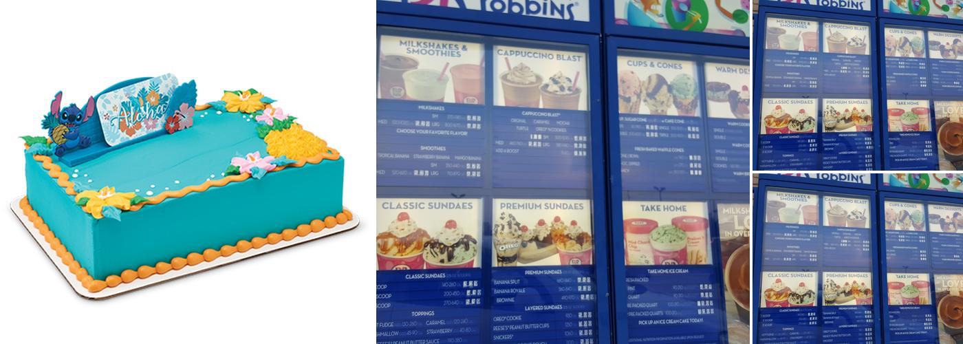 Baskin-Robbins Menu