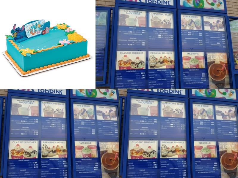 Baskin-Robbins Menu