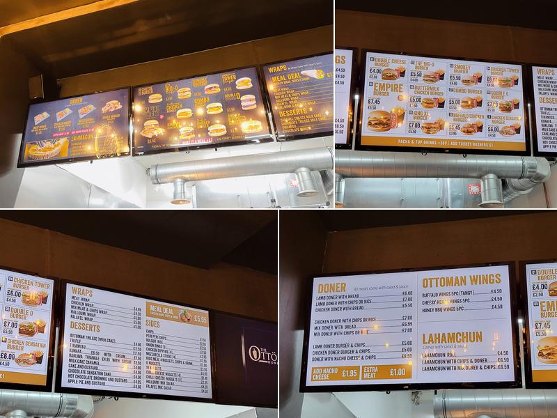 The Ottoman Doner - Ilford Menu