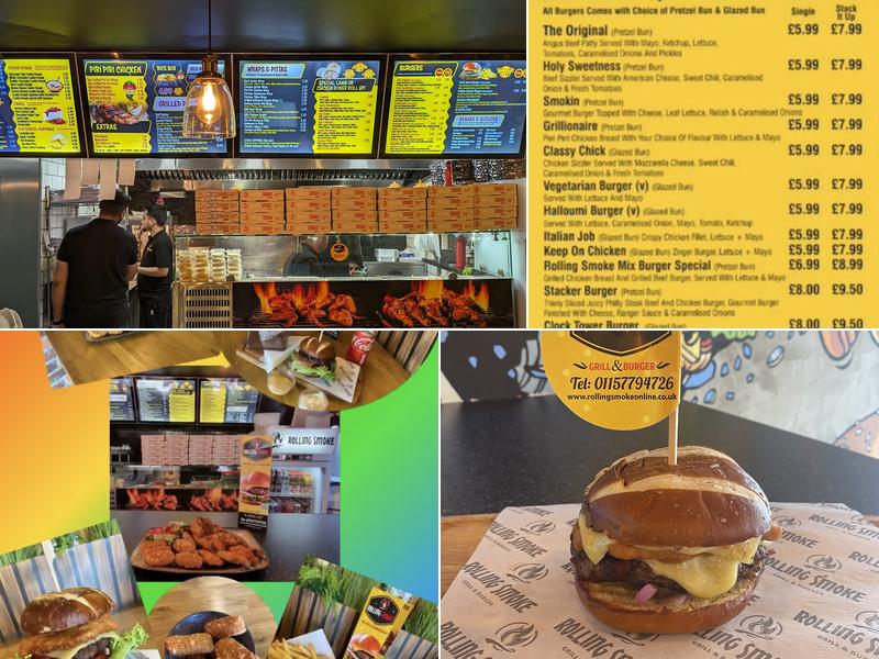 Rolling Smoke Ilkeston Menu