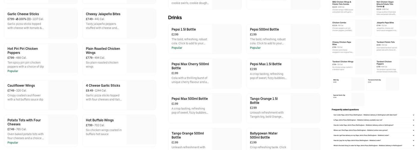 Bath Street Fish Bar Menu