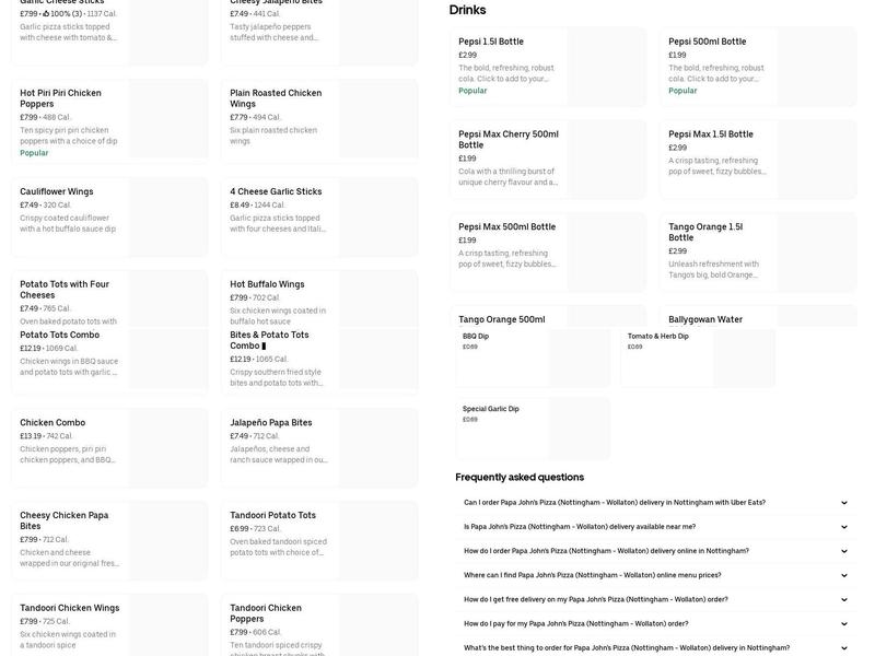 Bath Street Fish Bar Menu