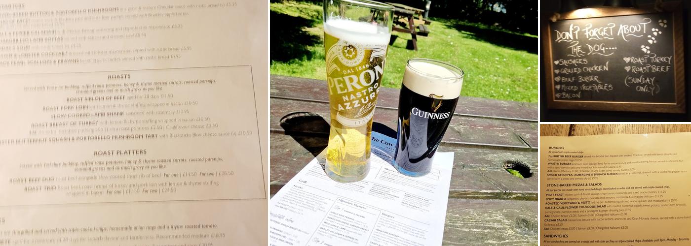 The Cow And Calf Menu