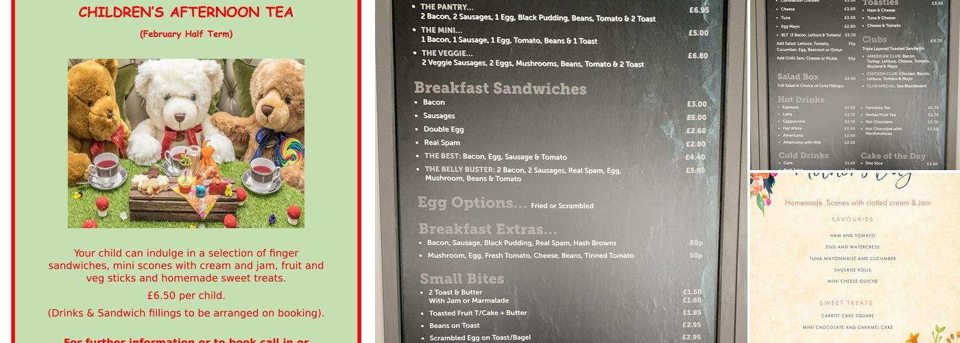 The Pantry, Menston Menu