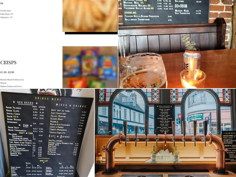 The Spread Eagle Menu