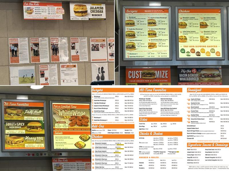 Whataburger Menu