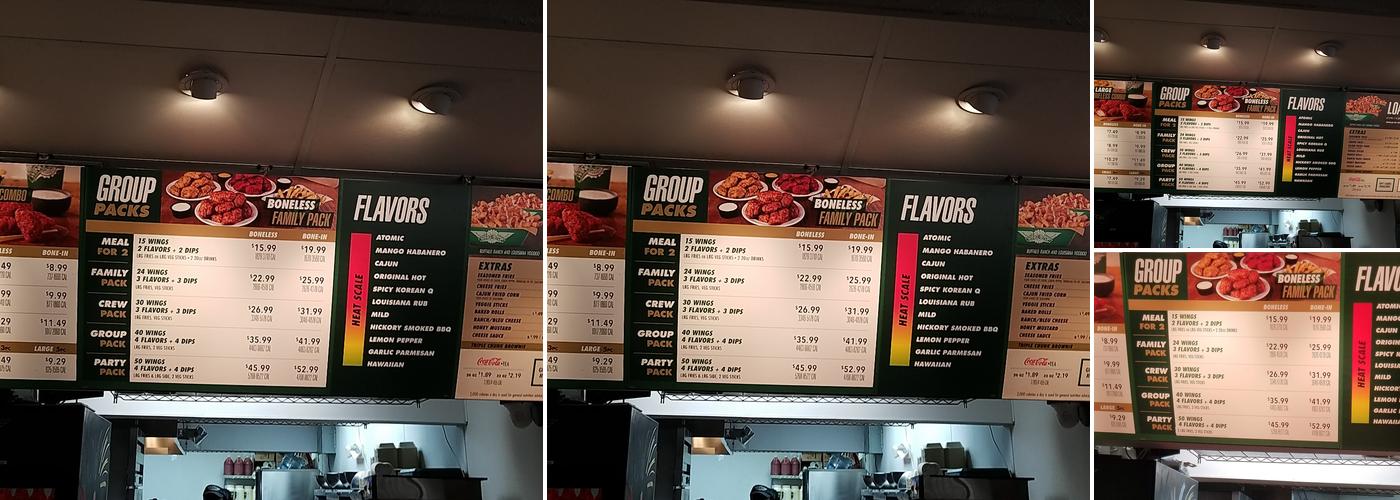Wingstop Menu