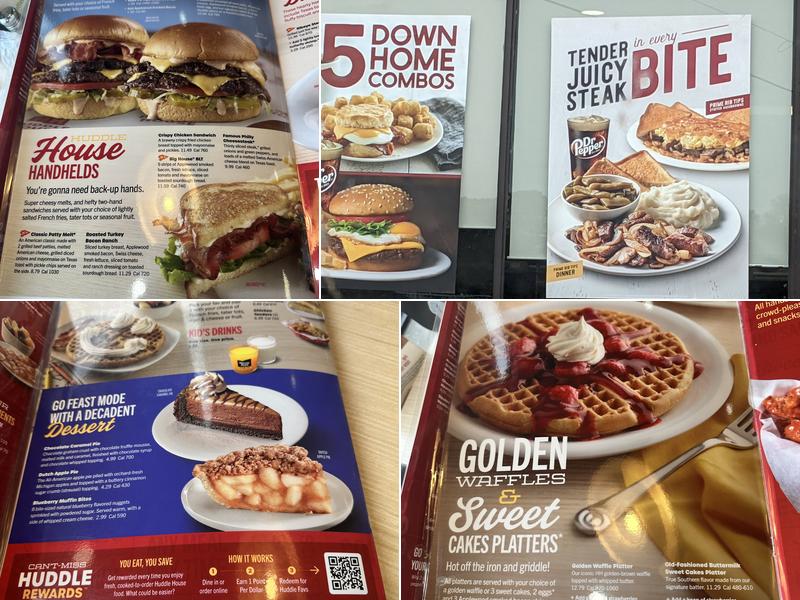 Huddle House Menu