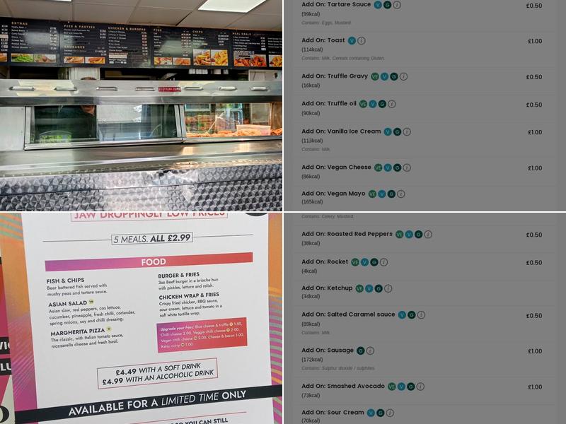 Revolution Ipswich Menu