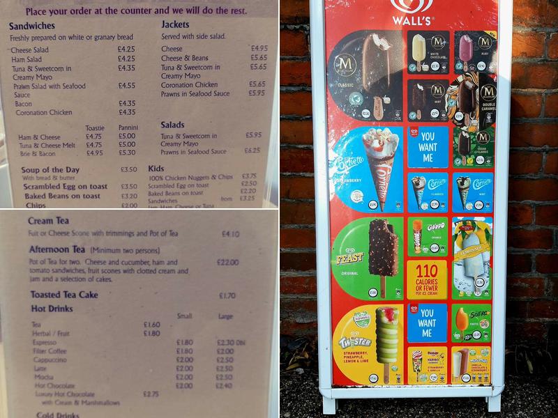 Christchurch Mansion Kiosk & Tea Room Menu