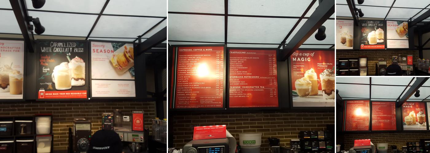 Starbucks Menu