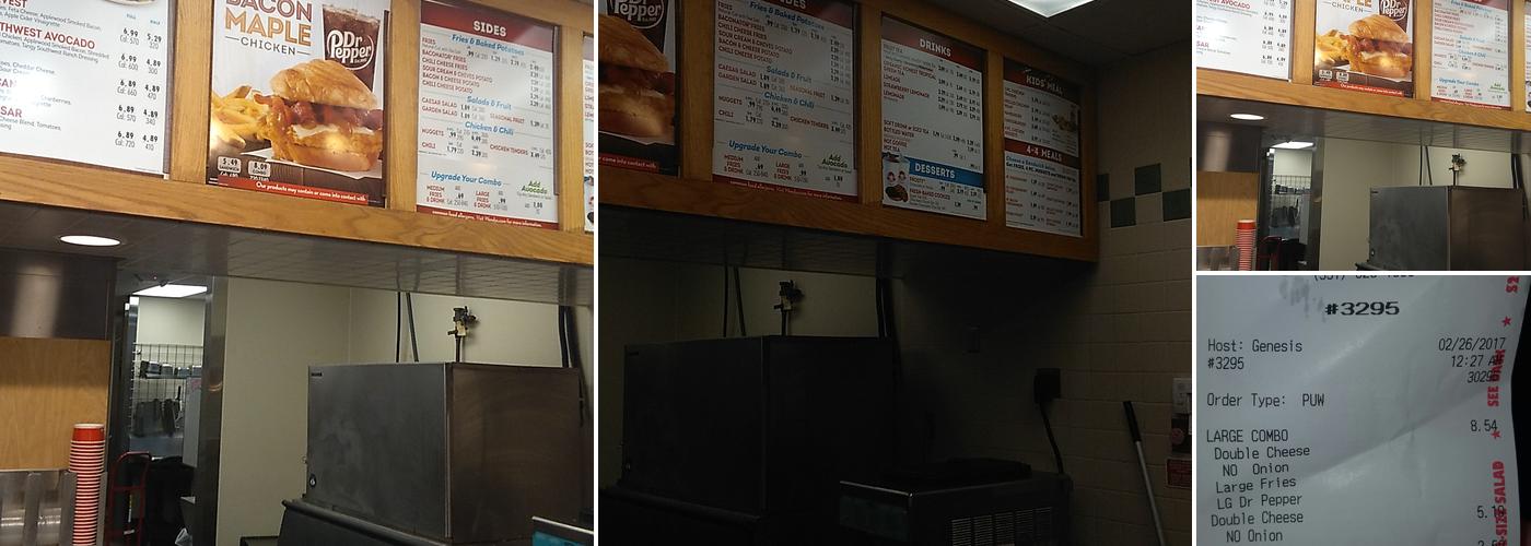 Wendy's Menu