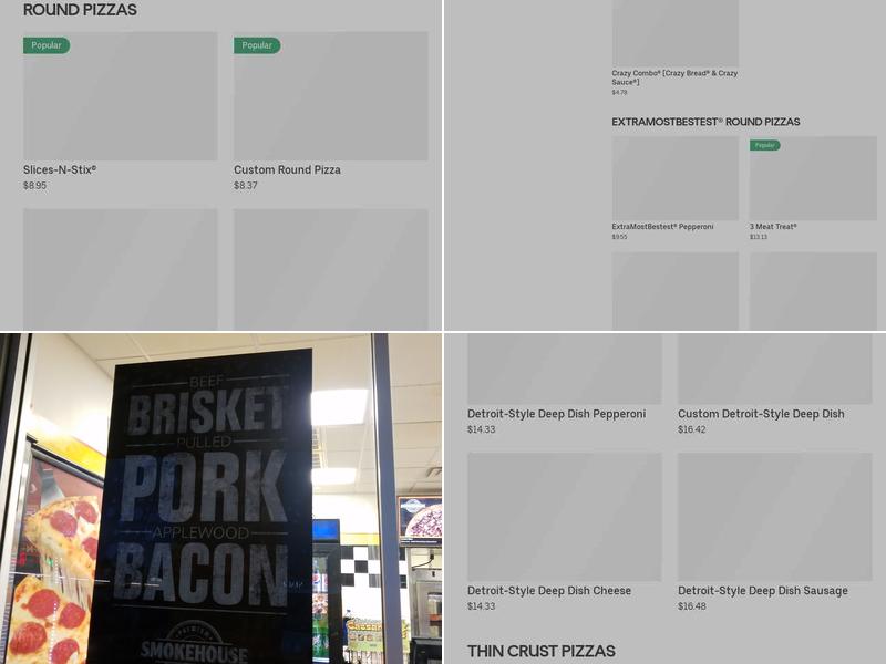 Little Caesars Pizza Menu